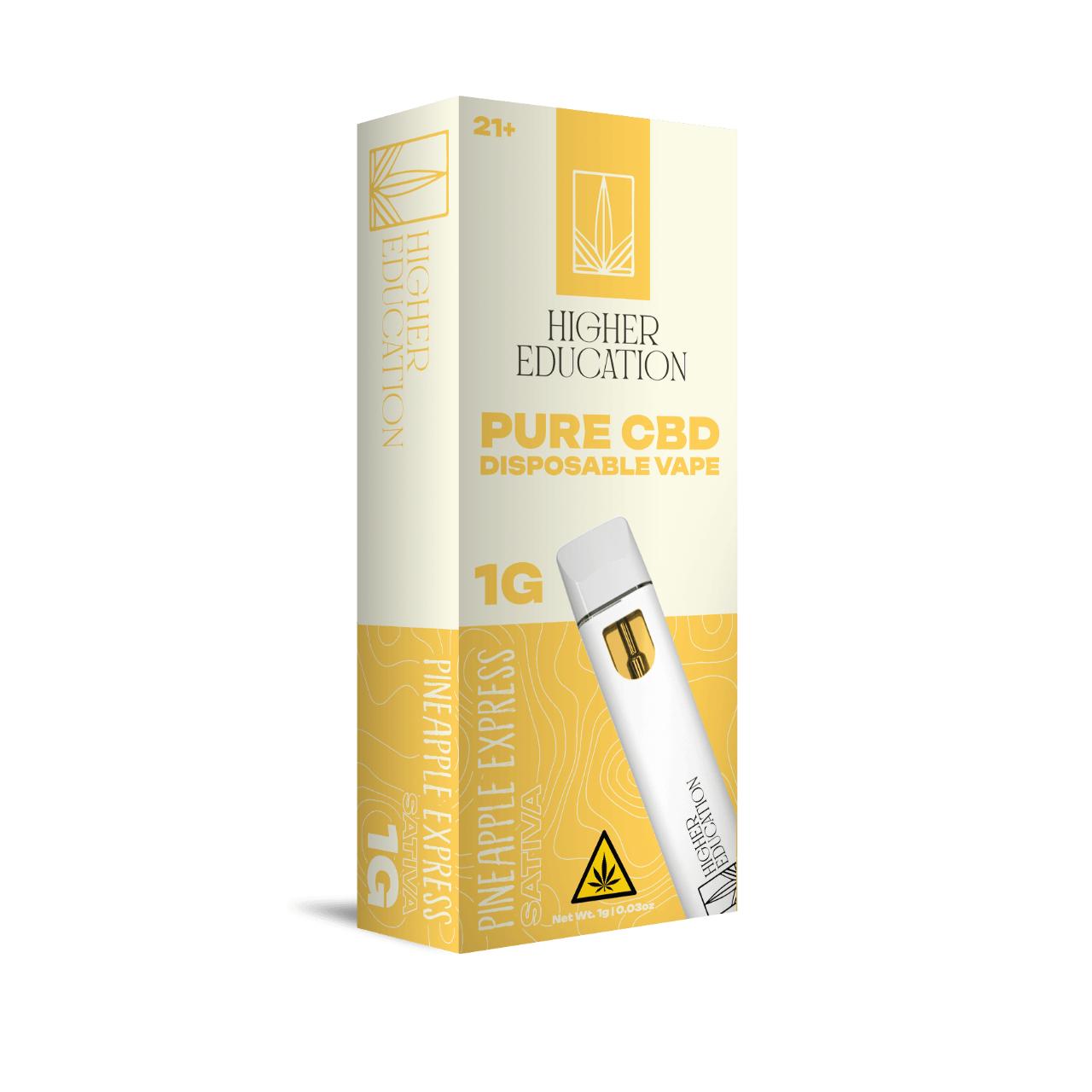 Higher Education Pure CBD Disposable 1G - Image 5