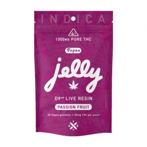 Jelly D9xp THC Live Resin Vegan Gummies 1000MG