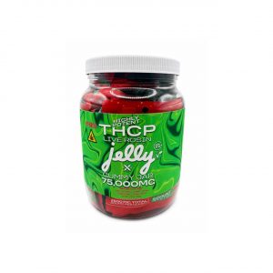 Alternative view of Jelly Highly Potent THCP Gummies Jar 75000MG