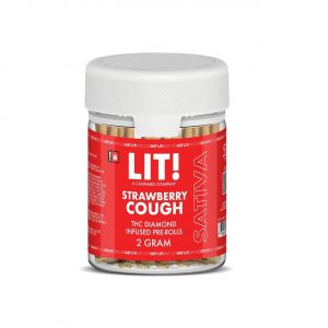 LIT THC Diamond Infused Prerolls Joint Jar 50CT - Image 4