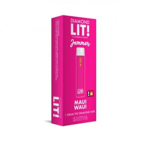Alternative view of LIT THC Diamond Jammer Vape Disposable 1G