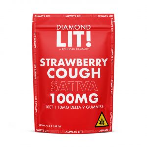 LIT THC Gummies 100MG 1PK-10CT