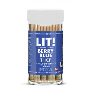 Alternative view of LIT THC-P Liquid Diamonds Pre Rolls – 10ct