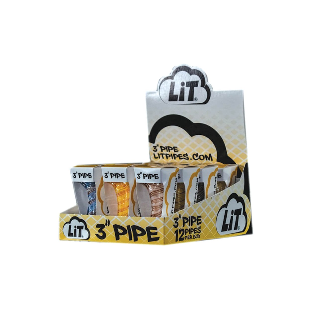 Lit Pipes 3″ Glass Pipe - Image 2