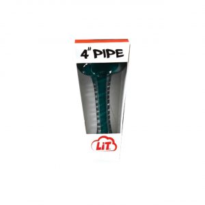 Alternative view of Lit Pipes 4" Glass Pipe