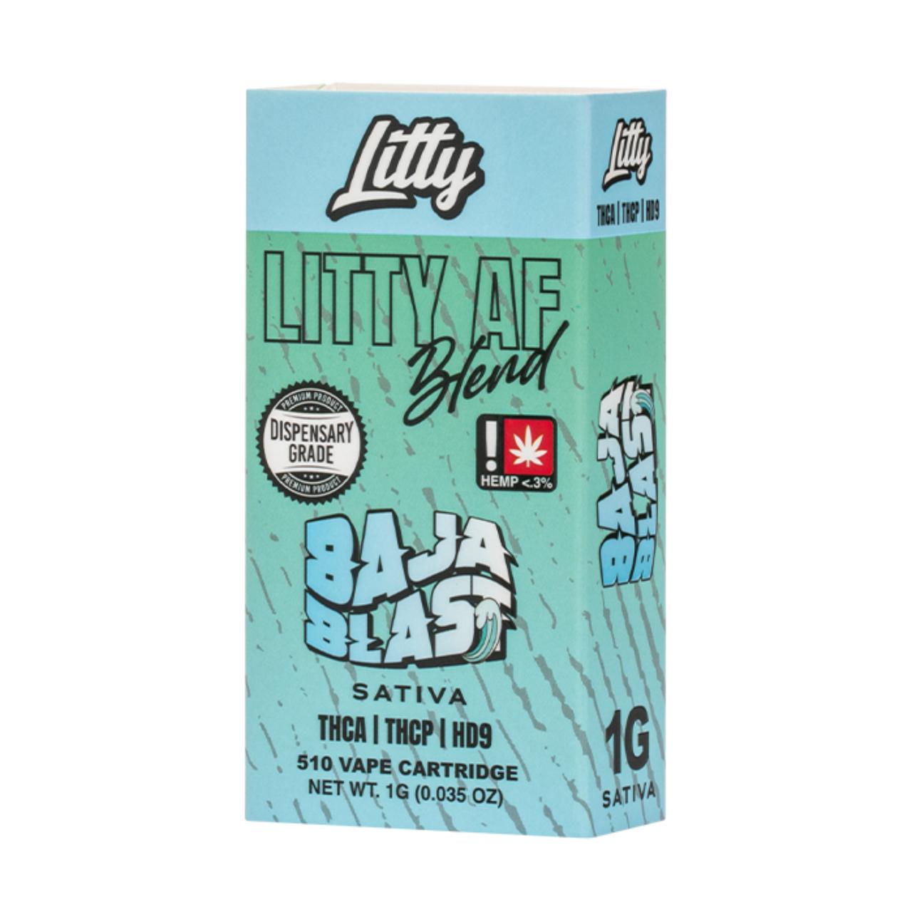 Litty THCA + THCP + HD9 AF Blend Cartridge 1G | Hemp-Derived Vape Cartridge - Image 2