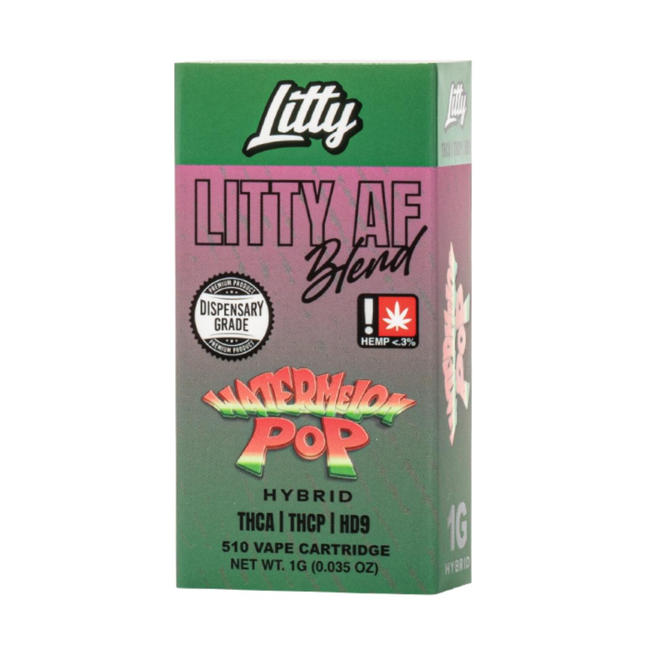 Litty THCA + THCP + HD9 AF Blend Cartridge 1G | Hemp-Derived Vape Cartridge - Image 4