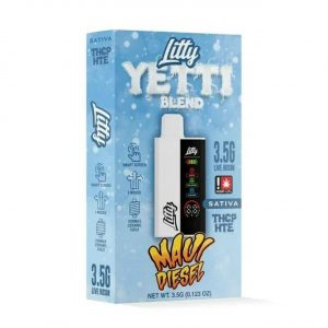 Alternative view of Litty Yetti Live Rosin Blend THCP/HTE Disposables 3.5G