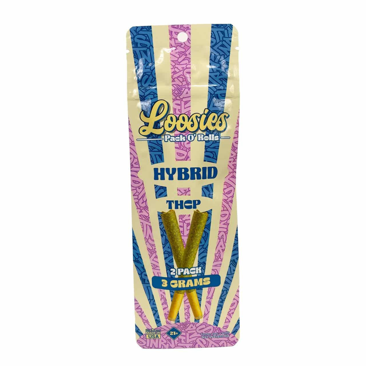 Loosies Pack O’ Rolls THCP Prerolls 3G-2CT