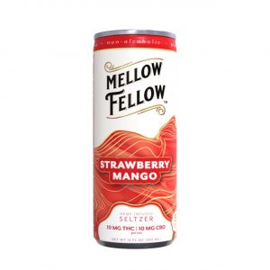 Alternative view of Mellow Fellow Seltzer D9+CBD Beverages 20MG
