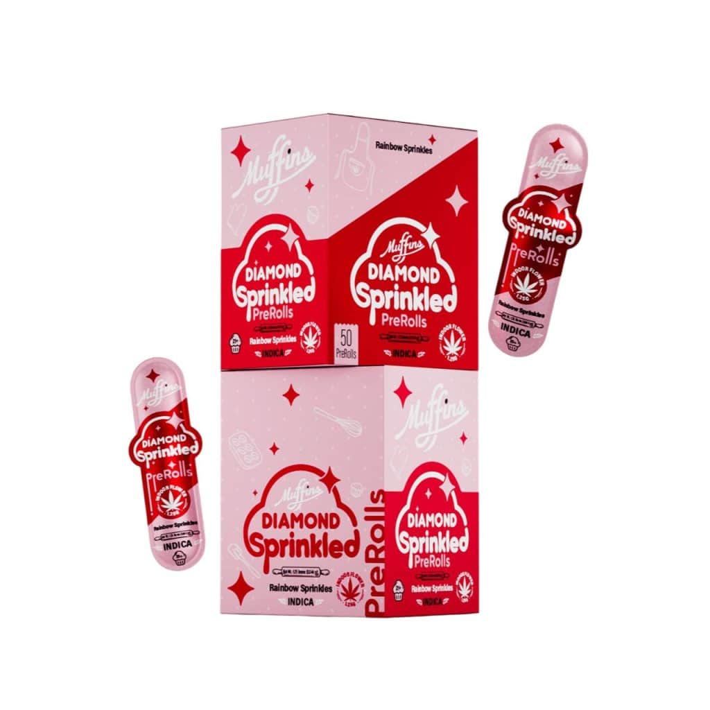 Muffins Diamond Sprinkled PreRolls 50CT