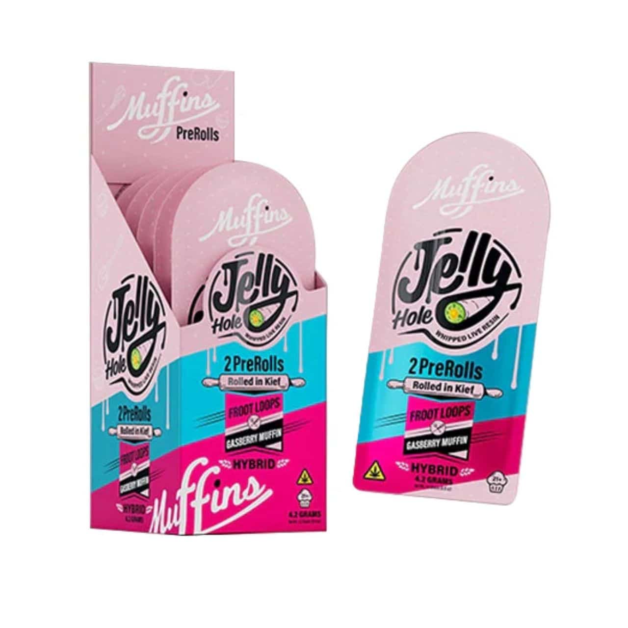 Muffins Jelly Hole Prerolls 2CT - Image 2