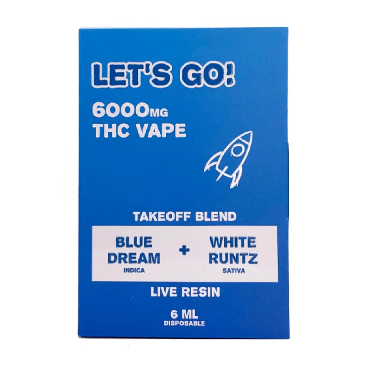 NYB Lets Go Takeoff Blend Live Resin Disposable 6ML - Image 4