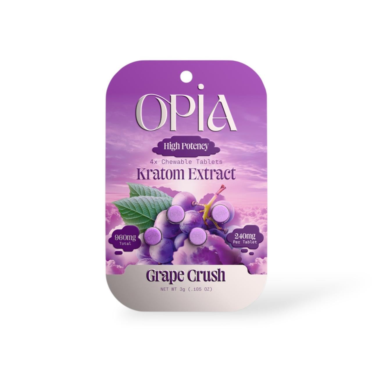 OPIA High Potency Kratom Extract Tablets 240MG-4CT - Image 2