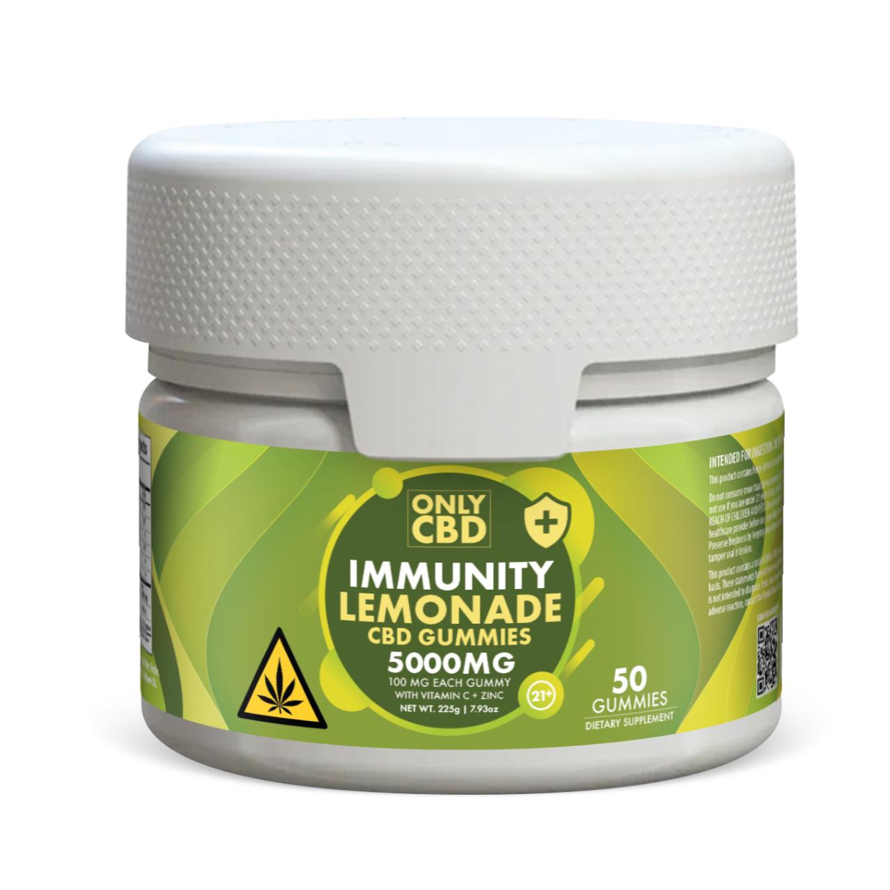 Only CBD Immunity Gummies 5000MG - Image 2