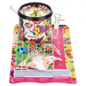 Alternative view of PUFF N’ PLAY – ROULETTE WATER PIPE W/LED