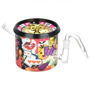 PUFF N’ PLAY – ROULETTE WATER PIPE W/LED