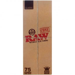 Raw King Size Cones 75CT Classic