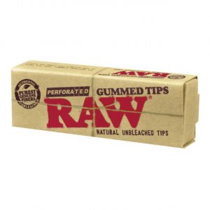 Raw Perforated Gummed Tips 1PK-33CT