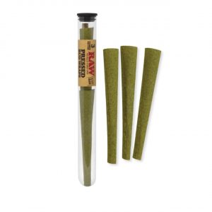 Raw Pressed Bud Wraps 1-1/4 Cones 1PK-3CT