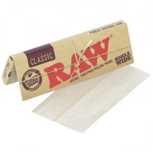 Raw Single Wide Papers 1PK-1CT Classic