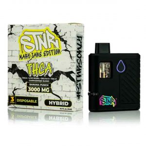 STNR Mary Jane Blend Delta-9/THC-A/THC-P Live Resin Disposable – 3G - Image 10