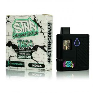 Alternative view of STNR Mary Jane Blend Delta-9/THC-A/THC-P Live Resin Disposable – 3G