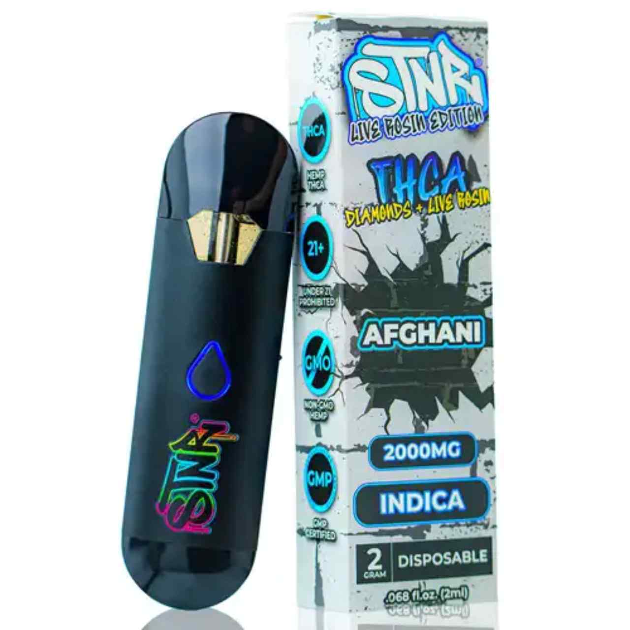 STNR THC-A Diamonds & Live Rosin Edition Disposable – 2G - Image 6