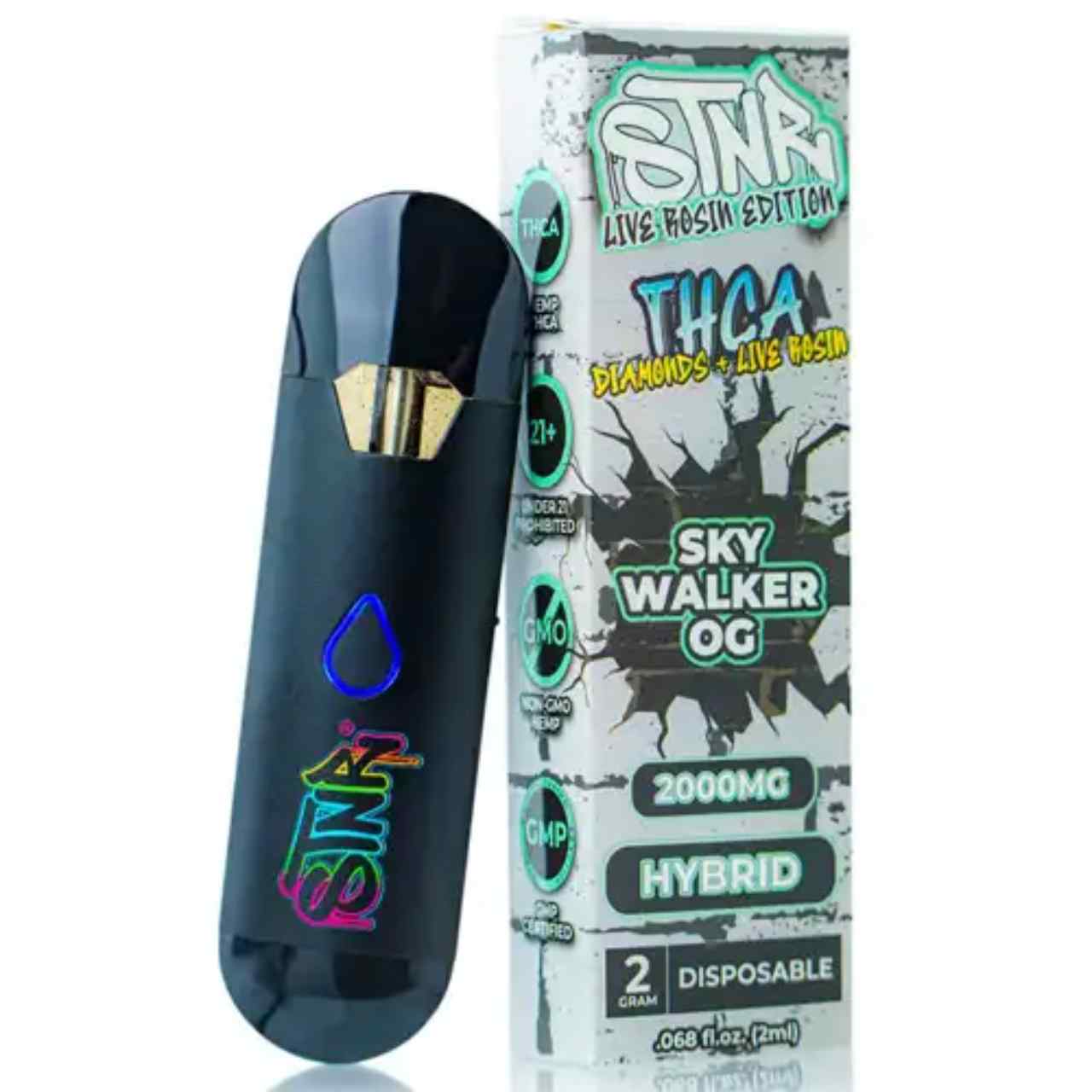 STNR THC-A Diamonds & Live Rosin Edition Disposable – 2G - Image 4