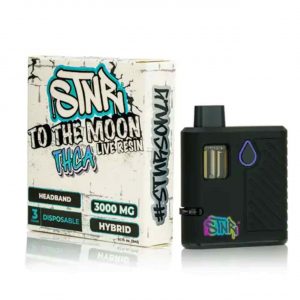 Alternative view of STNR To The Moon Blend THC-A Live Resin Disposable – 3G