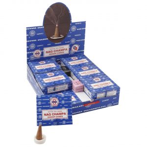 Satya Nag Champa Dhoop Cones-12PK