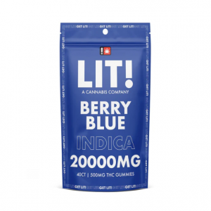 Alternative view of LIT THC Gummies 20,000MG – 1PK – 40CT