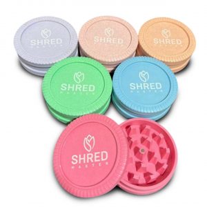 Alternative view of Shred Master Hemp Grinder 2PC 12CT Magnetic Pastel Colors