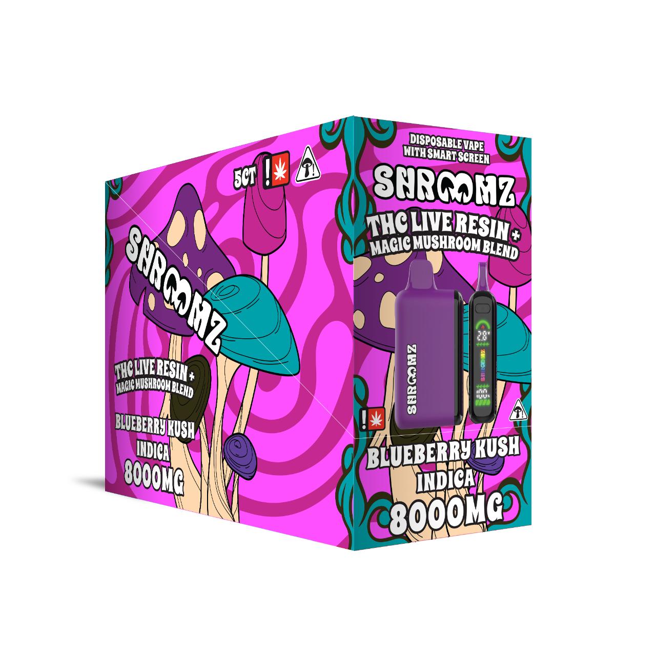 Shroomz THC Live Resin Magic Mushroom Blend Disposable 8G - Image 2