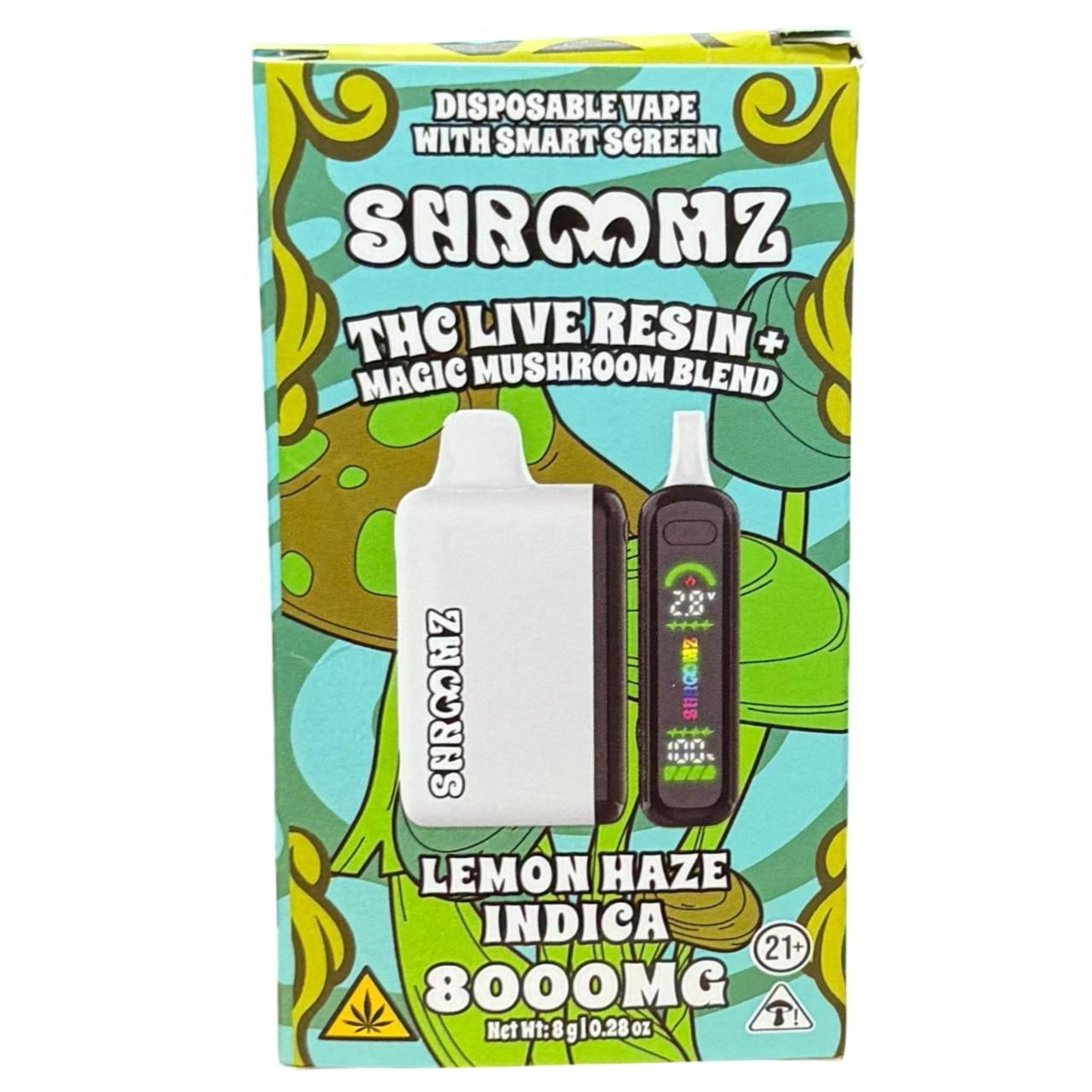 Shroomz THC Live Resin Magic Mushroom Blend Disposable 8G - Image 11