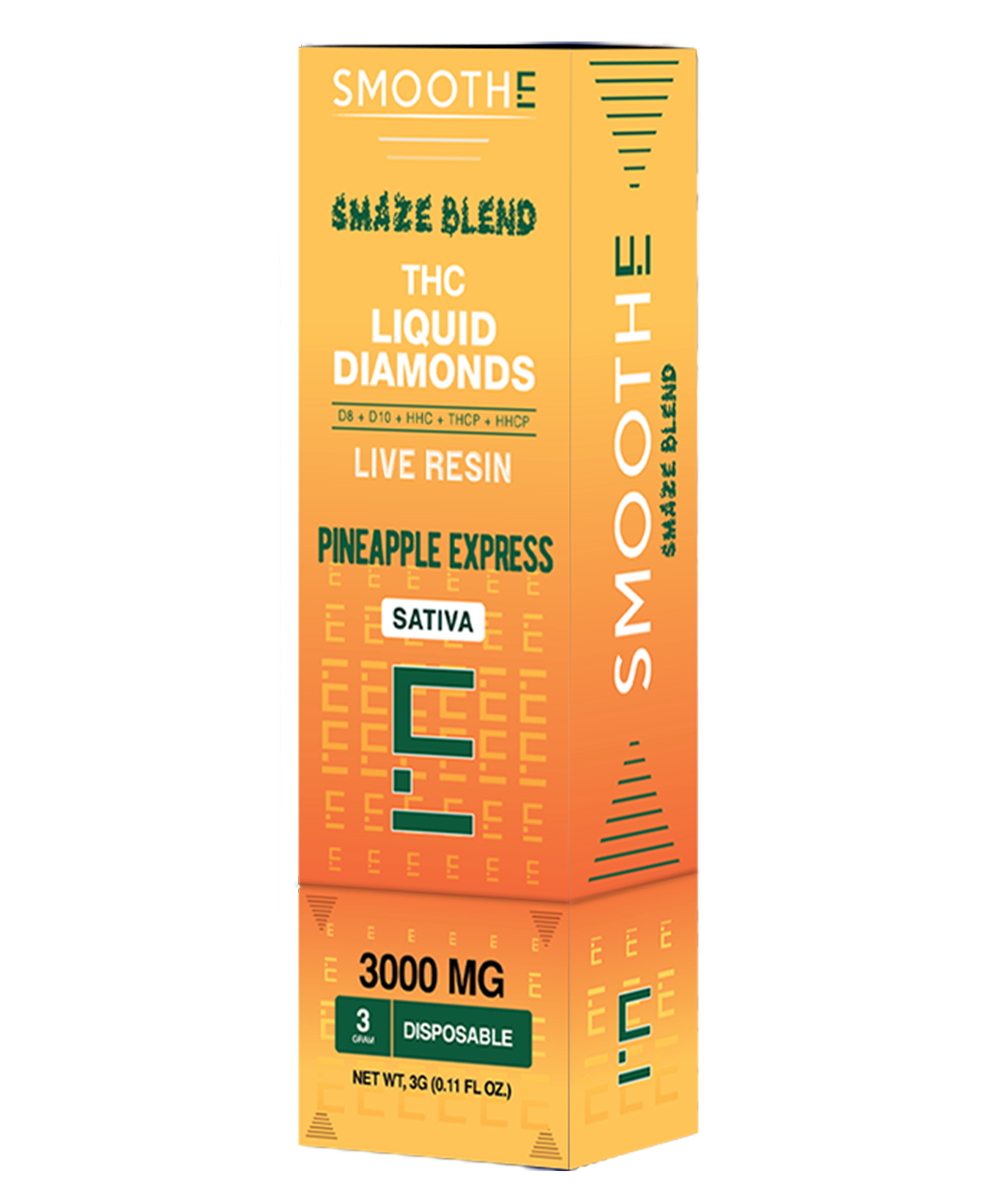 SMOOTHE Smaze Blend THC Liquid Diamonds Live Resin Disposable - Image 5