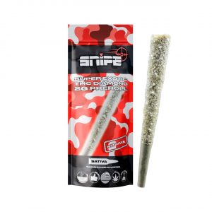 Alternative view of Snipe THCP Diamond Coated Prerolls 2G – 1PK