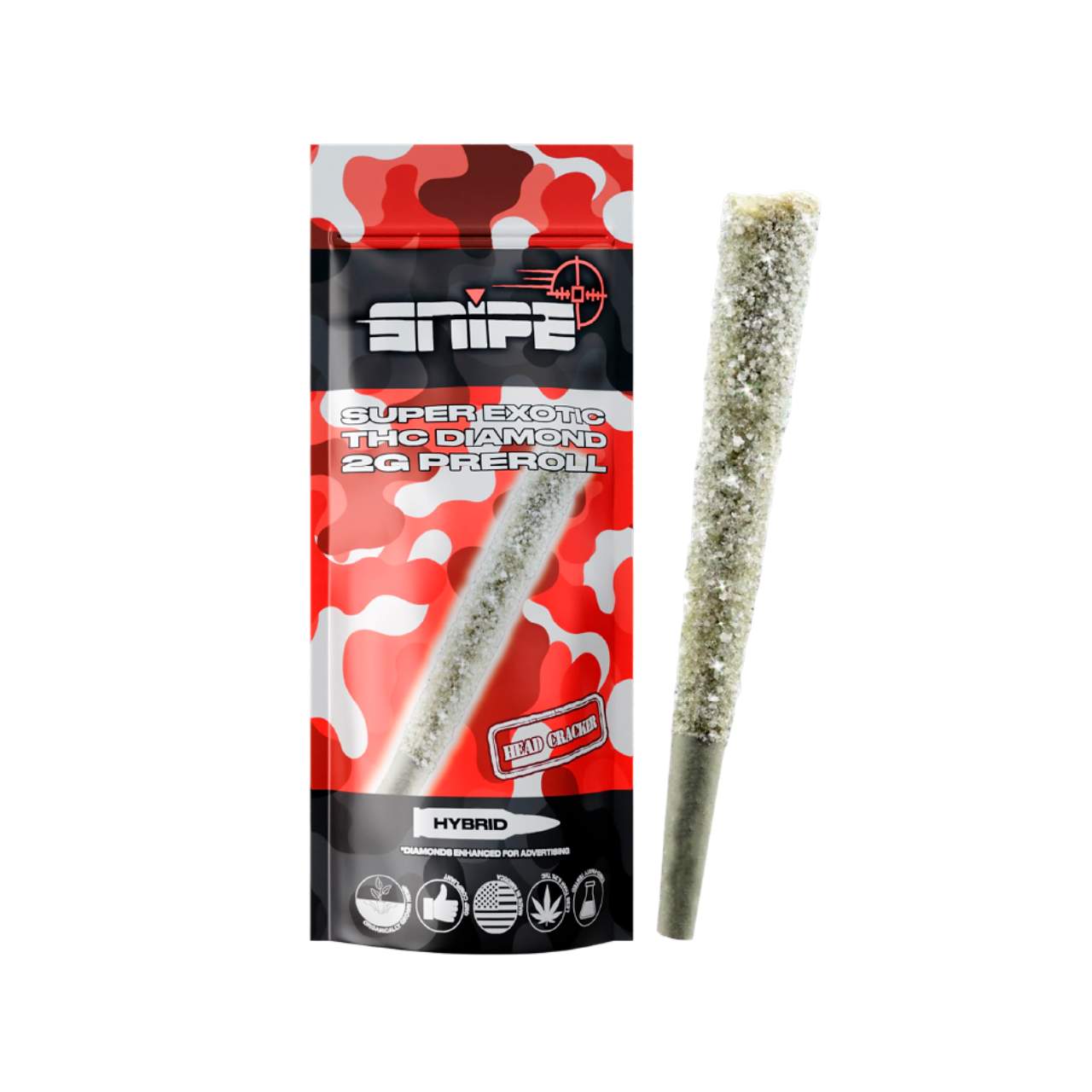 Snipe THCP Diamond Coated Prerolls 2G – 1PK
