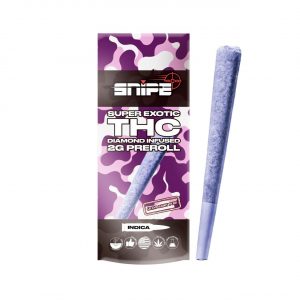 Alternative view of Snipe THCP Diamond Infused Purple Prerolls 2G -1PK