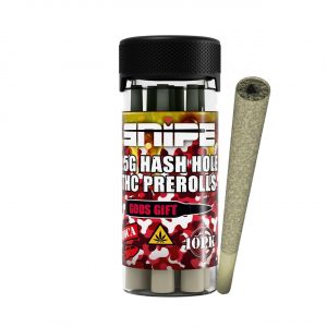 Alternative view of Snipe THCP Hash Hole Prerolls Jar 1.5G – 10PK