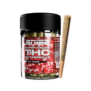 Alternative view of Snipe THCP Naked Prerolls Jar 2G – 50PK