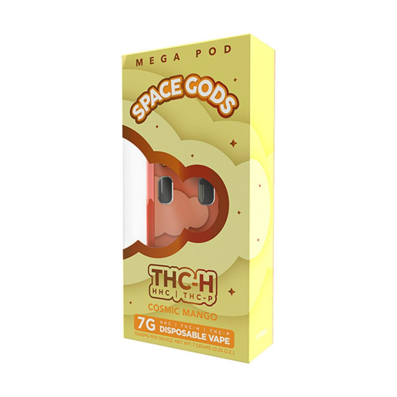 Space Gods Mega Pod THC-H/HHC/THC-P Disposable – 7G - Image 15