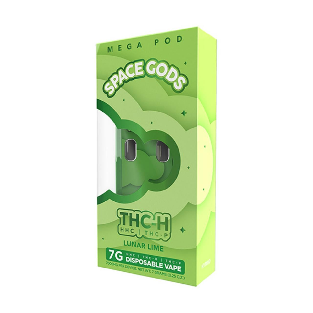 Space Gods Mega Pod THC-H/HHC/THC-P Disposable – 7G - Image 7