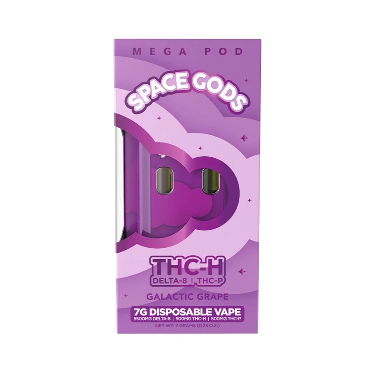 Space Gods Mega Pod THC-H/D8-THC-P Disposable – 7G - Image 5
