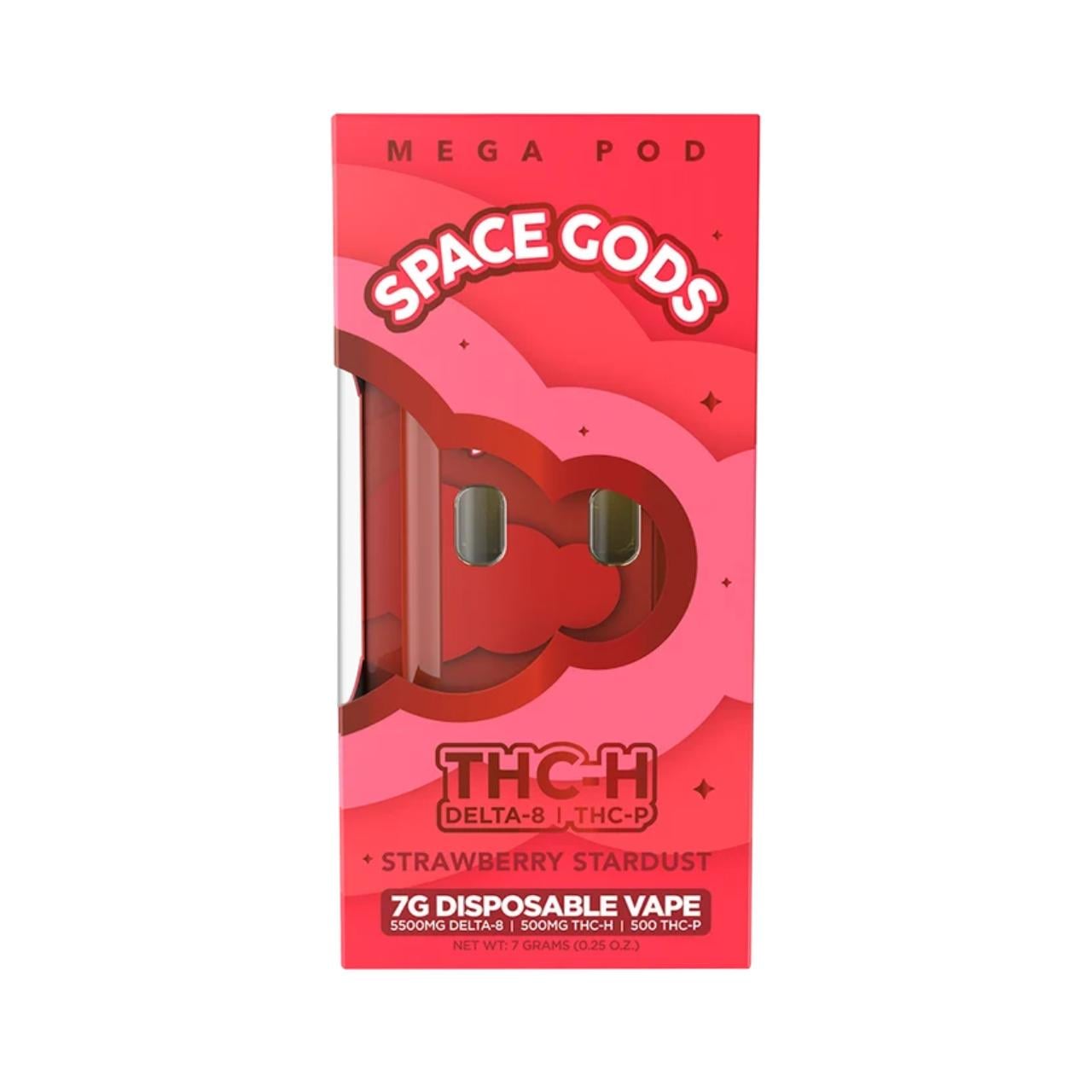 Space Gods Mega Pod THC-H/D8-THC-P Disposable – 7G - Image 3