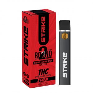 Alternative view of Strike Round 2 Series THC Disposable 2G