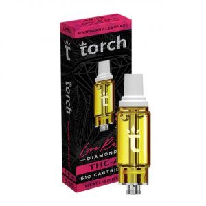 Alternative view of TORCH THC-A Live Resin Diamonds Cartridge 3.5G