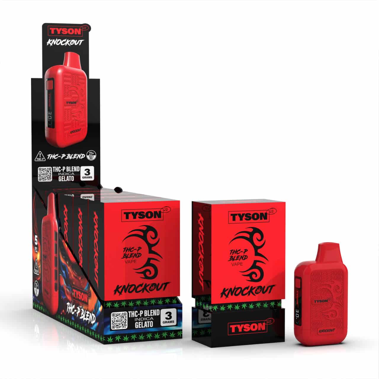 Tyson 2.0 Knockout THC-P Blend Disposable 3G - Image 6