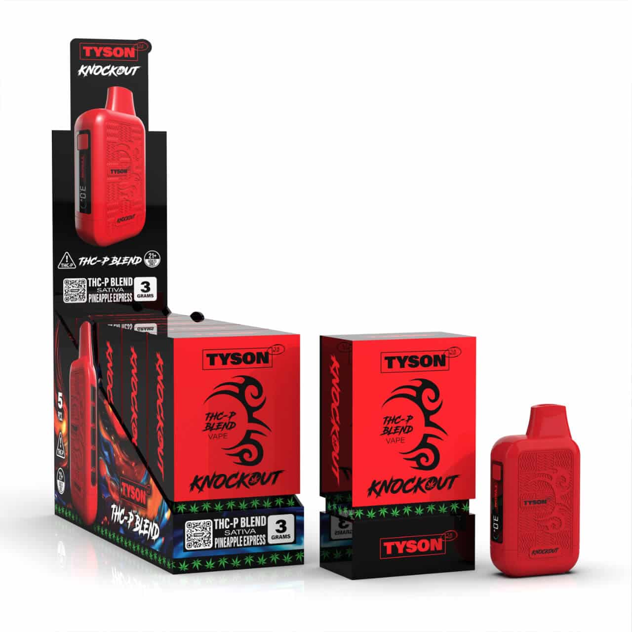 Tyson 2.0 Knockout THC-P Blend Disposable 3G - Image 4