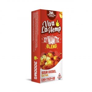 Viva La Hemp Dynamite Blend Disposable W/Screen 3ML